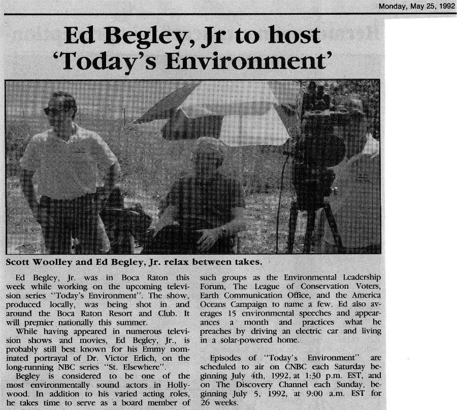 05 25 1992   Ed Begley News